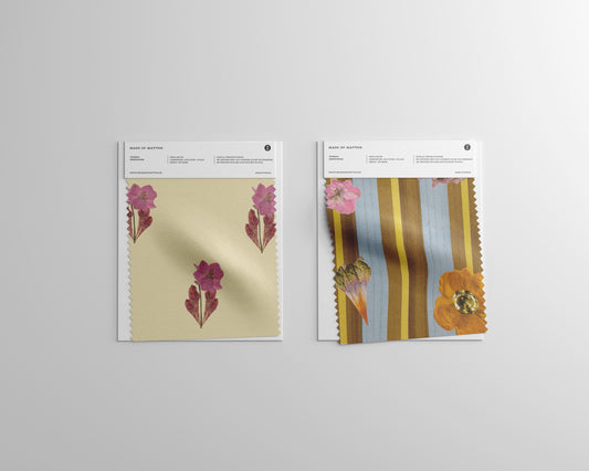 Children’s Bed Canopy - Beige & Blue