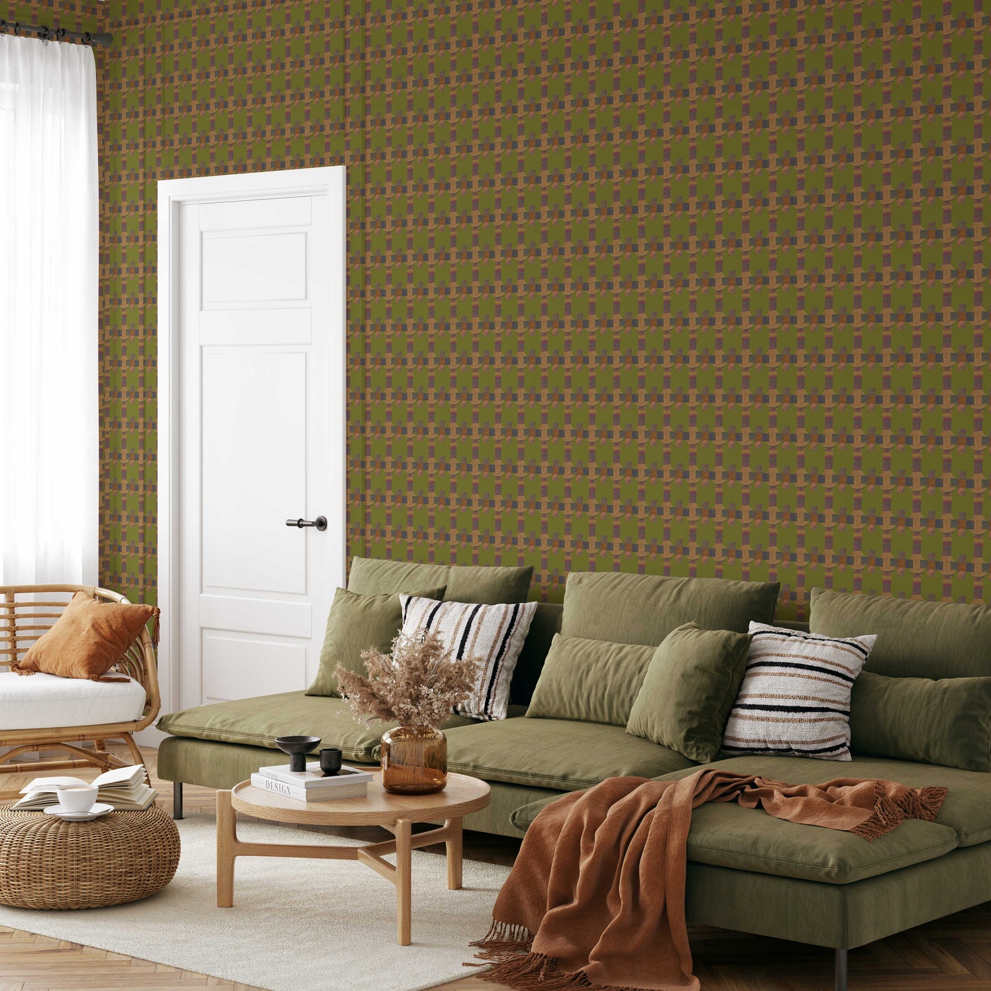 Cross - Dark Green - Made of Matter - Wallpaper
