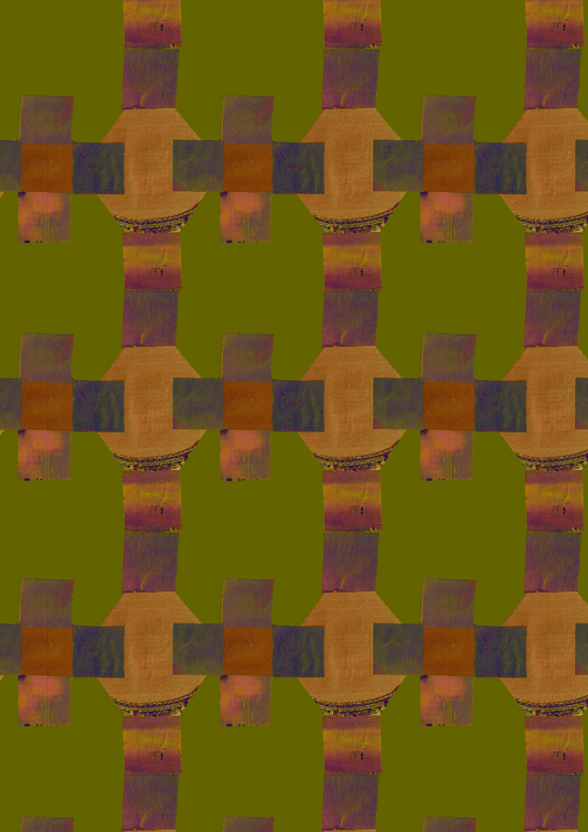 Cross - Dark Green - Made of Matter - Wallpaper