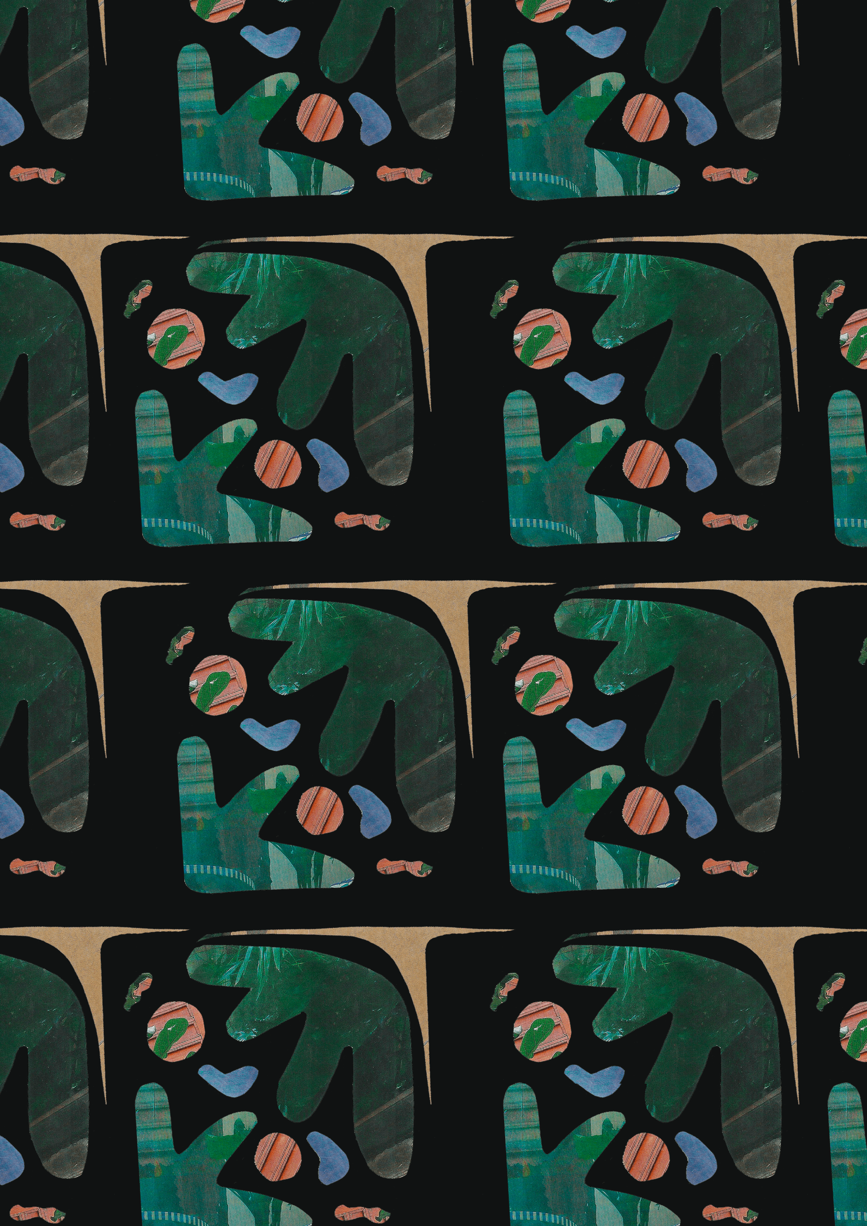 Matisse - Black - Made of Matter - Wallpaper