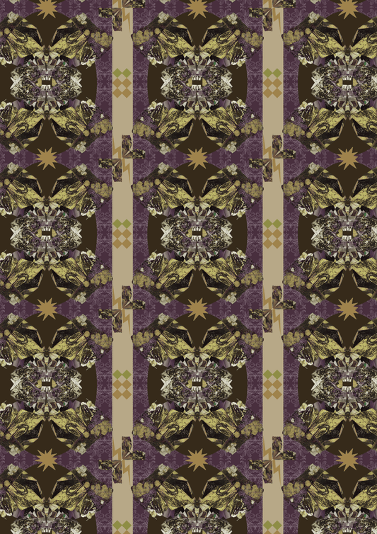 Circus - Taupe - Made of Matter - Wallpaper