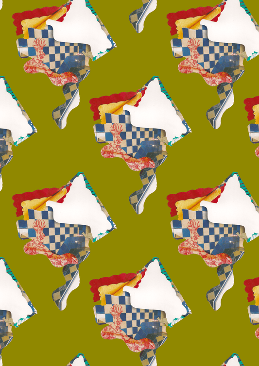 Julia - Khaki - Made of Matter - Wallpaper